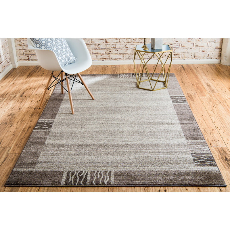Orren Ellis Christi Light Brown Area Rug & Reviews Wayfair